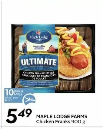 Sobeys Maple Lodge Farms Chicken Franks offer