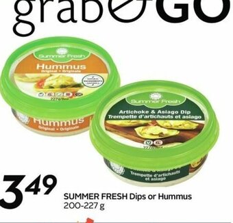 Sobeys Summer Fresh Dips or Hummus offer