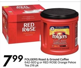 Sobeys Folgers Roast & Ground Coffee offer