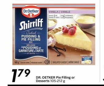 Sobeys DR. Oetker Pie Filling or Desserts offer