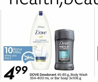 Sobeys Dove Deodorant offer