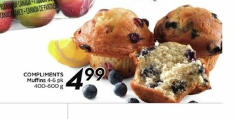Sobeys Compliments Muffins offer
