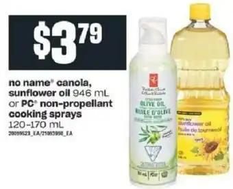 Valu-mart No Name Canola, Sunflower Oil offer