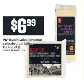 Valu-mart PC Black Label Cheese offer