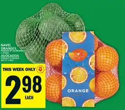 Food Basics Navel oranges offer