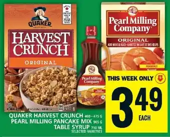 Food Basics Quaker harvest crunch offer