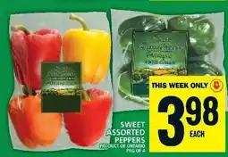 Food Basics Sweet assorted peppers offer