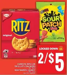 Food Basics Christie ritz or triscuit crackers offer