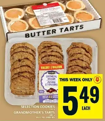 Food Basics Grandmother's tarts offer