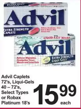 Pharmasave Advil Caplets offer