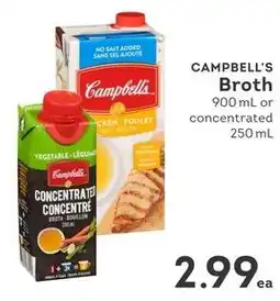 IGA CAMPBELL'S Broth offer