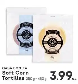 IGA Casa bonita soft corn tortillas offer
