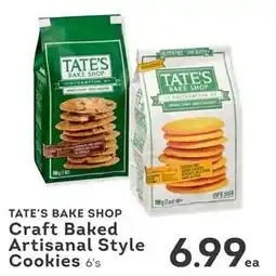 IGA Tate's bake shop craft baked artisanal style cookies offer