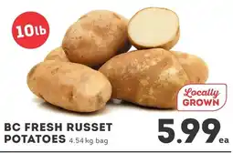 IGA Bc fresh russet potatoes offer