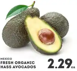 IGA Fresh organic hass avocados offer