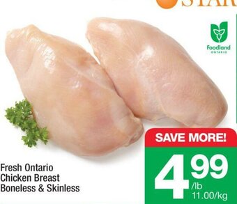 Highland Farms Fresh Ontario Chicken Breast Boneless & Skinless offer