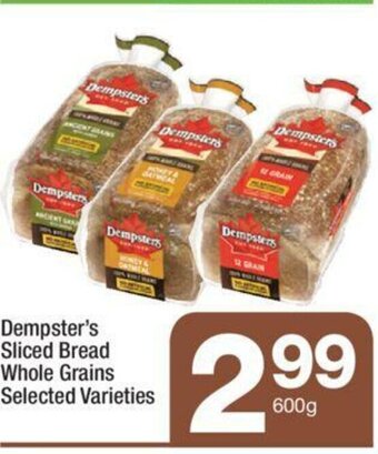 Highland Farms Dempster's Sliced Bread Whole Grains offer