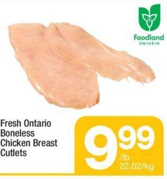 Highland Farms Fresh Ontario Boneless Chicken Breast Cutlets offer