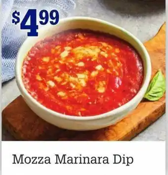 M&M Meat Shops Mozza Marinara Dip offer