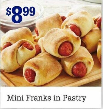 M&M Meat Shops Mini Franks in Pastry offer