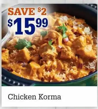 M&M Meat Shops Chicken Korma offer