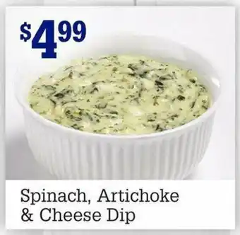 M&M Meat Shops Spinach Artichoke & Cheese Dip offer