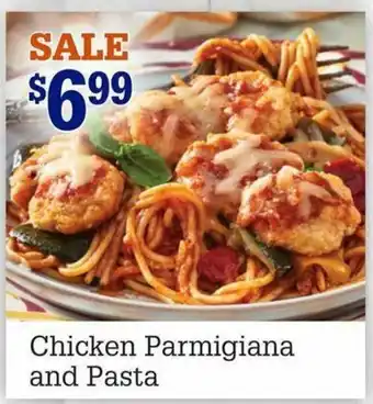 M&M Meat Shops Chicken Parmigiana and Pasta offer