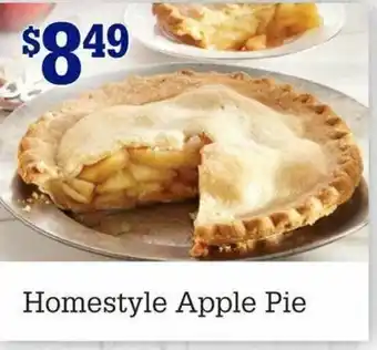 Homestyle Apple Pie