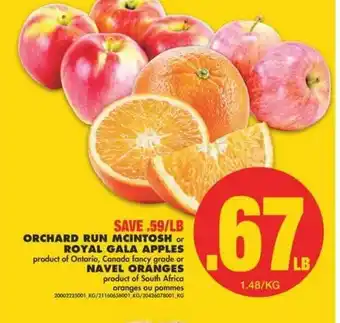 No Frills Orchard Run Mcintosh Royal Gala Apples offer