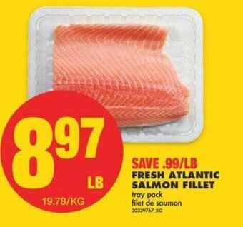 No Frills Fresh Atlantic Salmon Fillet offer