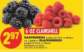No Frills Raspberries Blackberries offer