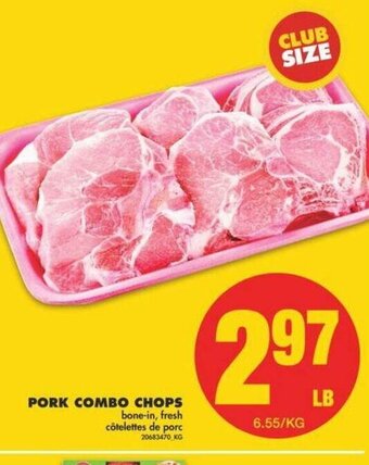 No Frills Pork Combo Chops offer