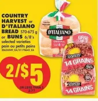 No Frills Country Harvest offer