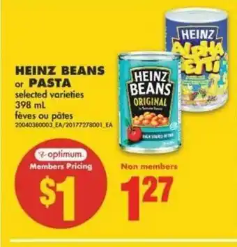 No Frills Heinz Beans offer