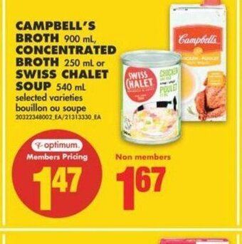 No Frills Campbell's Broth offer