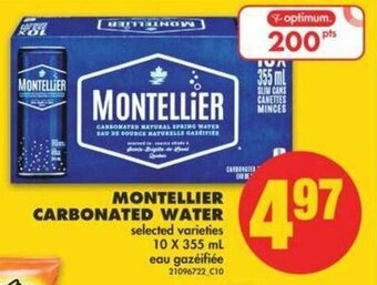 No Frills Montellier Carbonated Water offer