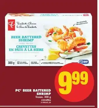 No Frills PC Beer Battered Shrimp offer