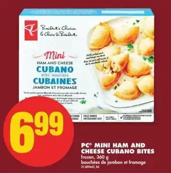 No Frills PC Mini Ham And Cheese Cubano Bites offer