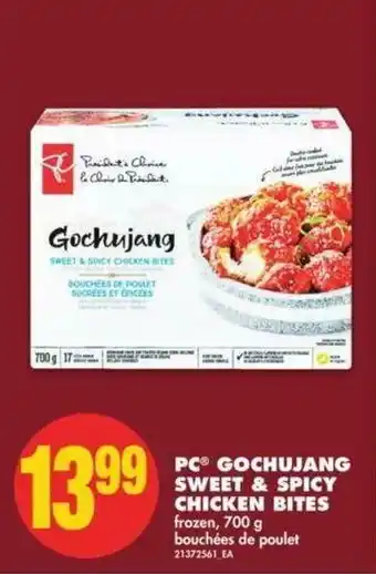 No Frills PC Gochujang Sweet & Spicy Chicken Bites offer