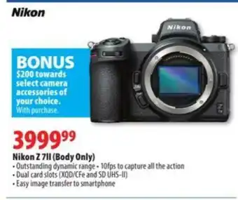 London Drugs Nikon Z 7II (Body Only) offer