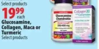 Glucosamine, Collagen, Maca or Turmeric