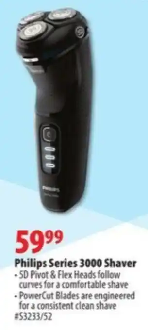 London Drugs Philips Series 3000 Shaver offer