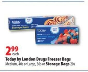 London Drugs Today by London Drugs Freezer Bags offer