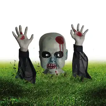 Giant Tiger Ground Breaker Zombie Baby Halloween Yard Decoration offer