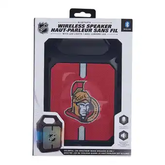 Giant Tiger NHL Licensed Ottawa Senators LED Bluetooth Speaker offer