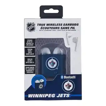 Giant Tiger NHL Winnipeg Jets True Wireless Earbuds offer