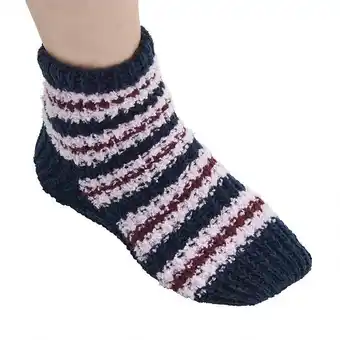 Giant Tiger Women's Non-Skid Slipper Socks - 9-11 offer