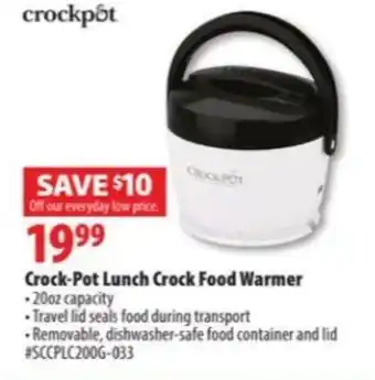 London Drugs Crock-Pot Lunch Crock Food Warmer offer
