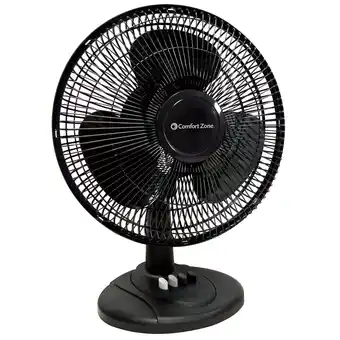 Giant Tiger Black Table Fan - 12in. offer