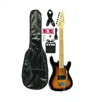 Giant Tiger Viper Jr. Electric Maple Guitar with Amp and Accessories - Yellow offer